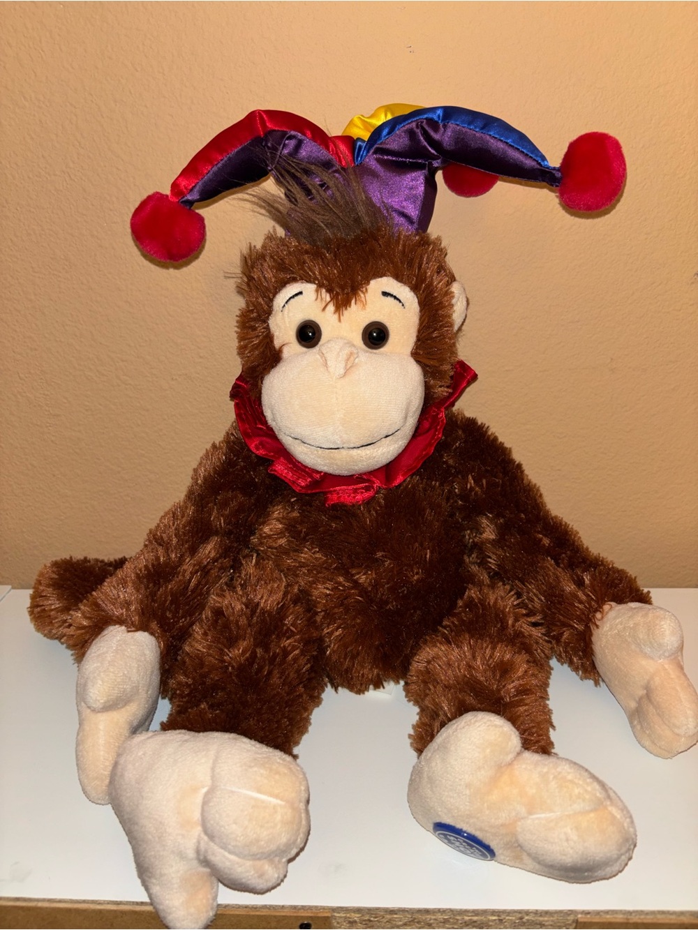 Ringling Brothers Circus Jester Monkey Plush